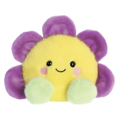 Imagen de Aurora, 33778, Palm Pals Fallon Flower 5 In, Soft Toy, Amarillo y Púrpura