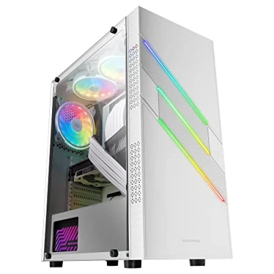 Imagen de MARS GAMING Caja Atx MC U3 12CM ARGB FAN White