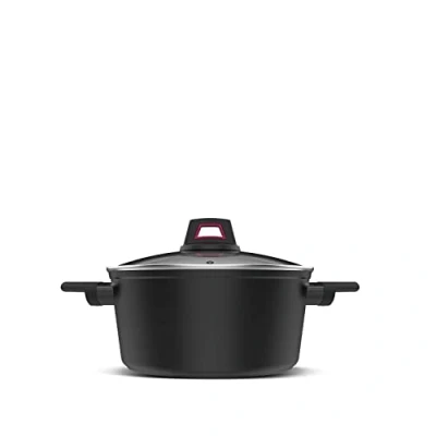 Imagen de Taurus Best Moments Cazuela 20 de aluminio forjado. cm diámetro. mango ergonómico. apta para todo tipo fuegos. recubrimiento antiadherente. lavavajillas. libre PFOA. negro