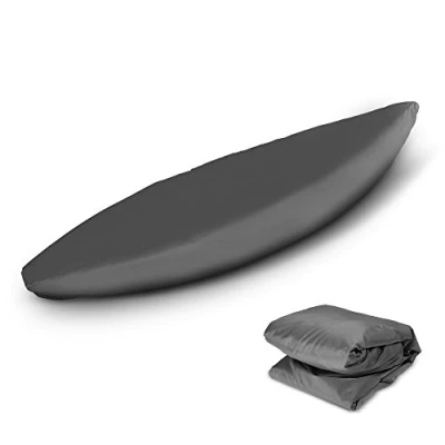 Imagen de Lixada Profesional Kayak Universal Cubierta Canoa Barco Impermeable UV Resistente Polvo Almacenamiento Escudo (Gris 5.5m)