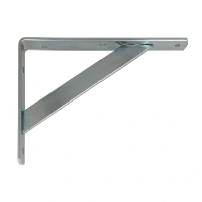 Imagen de Amig Soporte para Estanterías de Pared Escuadra Ángulo Estantes Acero Color Plateado Medida: 250x200 mm Peso máx. recomendado: 330 Kg