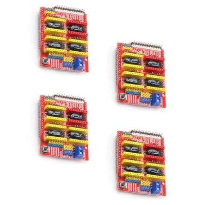 Imagen de 4 unidades A4988 V3 máquina de grabado placa expansión impresora 3D controladores accionamiento paso a para Arduino