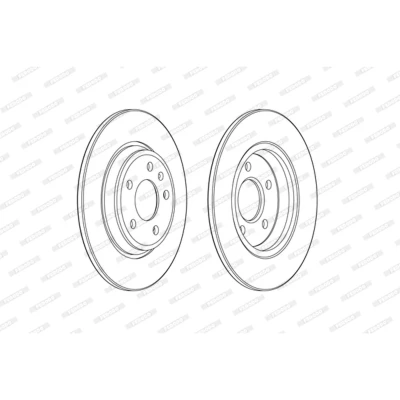 Imagen de FERODO PREMIER DDF2599C Disco de freno 300 12 112 macizo revestido sin accesorios AUDI: A4 B9 Avant, Berlina, A5 Sportback