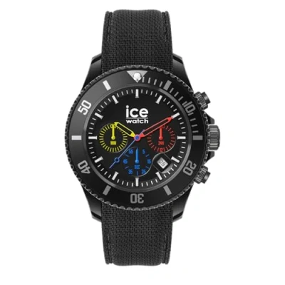 Imagen de ICE Watch chrono Trilogy Reloj negro para Hombre con Correa de polyamide 021600 (Medium)