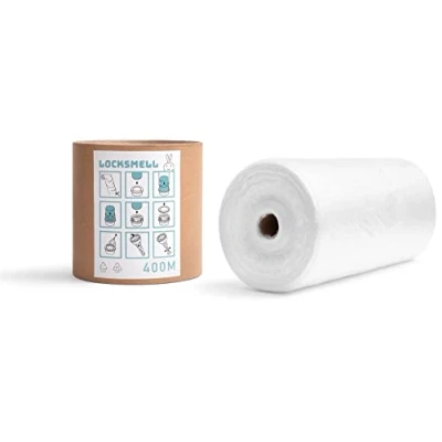 Imagen de LOCKSMELL Recarga (400m) Compatible Con Los Cartuchos Tommee Tippee Sangenic y Otros DE Papelera Para Pañales Equivalente a 32 Recargas Sangenicas + TUBO RECAMBIO