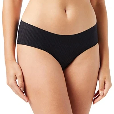 Imagen de sloggi Women&#039;s Zero Feel Flow Hipster Briefs, Black, S