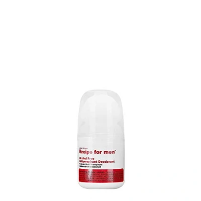 Imagen de RECIPE FOR MEN Desodorante antitranspirante sin alcohol Control del olor de larga duración, no pegajoso, con manteca karité y alantoína, made in Sweden, 60 ml