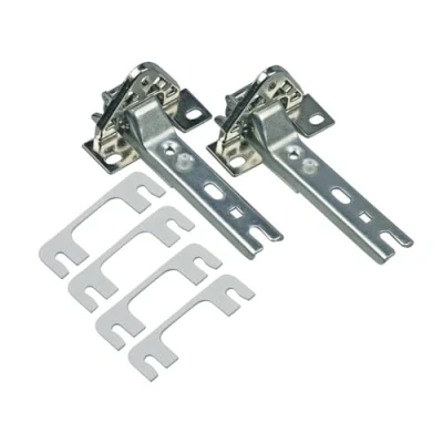 Imagen de Bisagra de puerta compatible con Bosch Siemens Neff para la del frigorífico empotrado 00268698 268698