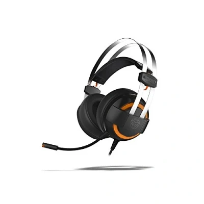 Imagen de Auriculares gaming Krom Kode, De diadema, Con cable, Multiplataforma, Micrófono, Negro