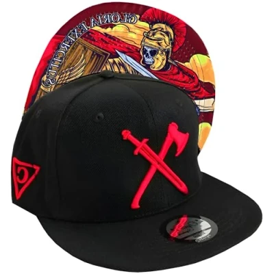 Imagen de Capiche Snapback Baseballone SIZE Gorra, Hombre, Talla: One Size, Black/red/orange