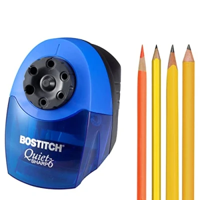Imagen de Quiet Sharp 6 Commercial Desktop Electric Pencil Sharpener, Blue, Sold as 1 Each