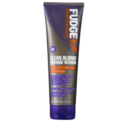 Imagen de Fudge Clean Blonde Damage Rewind Violet Toning Shampoo 250 ml