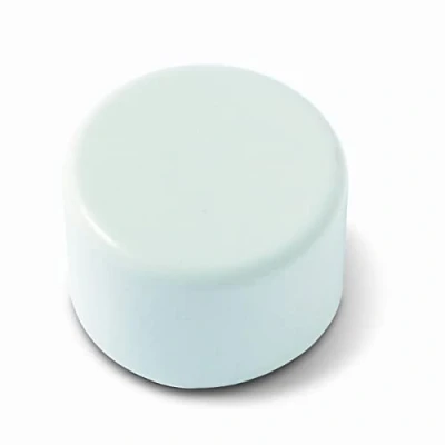 Imagen de Brinox B90020B Tope puerta con tornillo invisible, 1,9 x 3 cm, color blanco