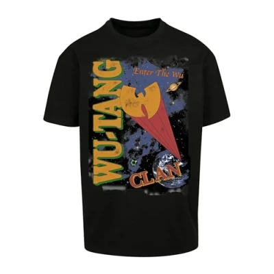 Imagen de Mister Tee Oversize Camiseta estampada, Hombre, Talla: Large, Black