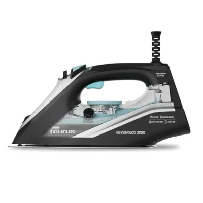Imagen de Taurus Plancha Ropa Geyser Eco 3200 3200W Suela Ultra X Slide Golpe Vapor 220g/min Rápido calentamiento Antical Antigoteo Autolimpieza