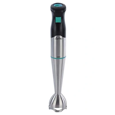 Imagen de Jata BT166 Batidora de Mano 1000 W, Incluye Vaso Medidor 500 ml, Doble cuchilla Titanium, Regulador electrónico velocidad, Pie acero inoxidable desmontable