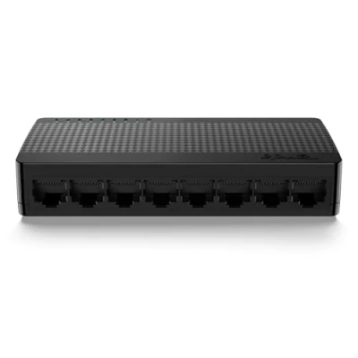 Imagen de Tenda SG108V4.0 Switch Ethernet Gigabit de 8 Puertos, 10/100/1000 Mbps, RJ45, IEEE 802.3X, MDI/MDIX Automático, Modo Dúplex Completo, Plug y Play, No administrado, Sin Configuración, Silencioso, Negro