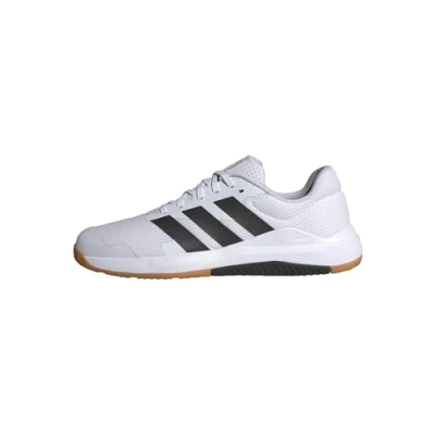 Imagen de adidas Dropset Base Training Shoes, Zapatos de Gimnasio y Entrenamiento Hombre, Cloud White/Core Black/Lucid Red, 50 2/3 EU