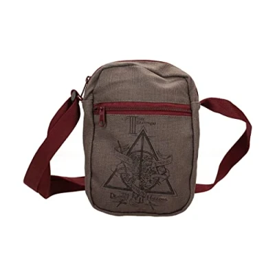 Imagen de SD toys, Bolsa Pequeña Tela Canvas Deathly Hallows Harry Potter Unisex adulto, Multicolor, S