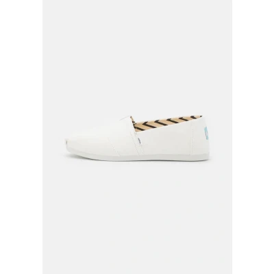 Imagen de TOMS Alpargata Mocasines, Mujer, Talla: 43.5, White Algodón