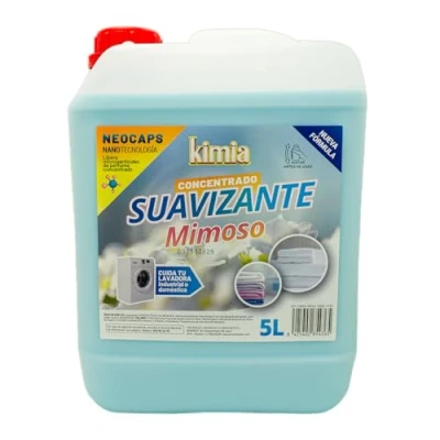 Imagen de KIMIA Suavizante Concentrado Spring Bloom Mimoso Protege tu ropa Fragancia Intensa y Duradera Para todo tipo de tejidos Suavidad frescor duraderos Formato Profesional 5L