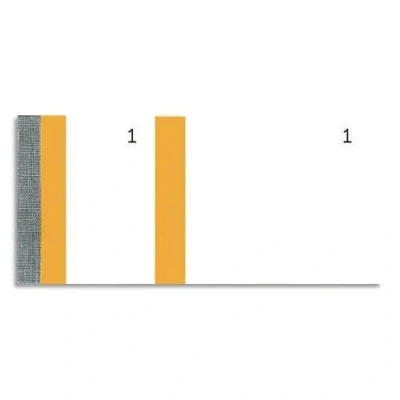 Imagen de Entradas de bloque Elve ELV 100 hojas 60 x 135 mm Naranja Lote 10