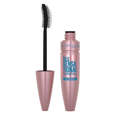 Imagen de Rímel Gemey Maybelline de color negro, resistente al agua