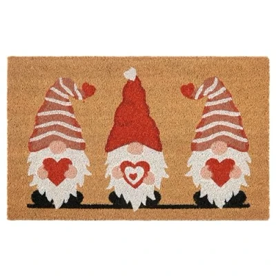 Imagen de Hanse Home Felpudo de Coco para Navidad, Antideslizante, Interior, GNOME Heart Fibra Entrada y Exterior Cubierto, 40 x 70 cm