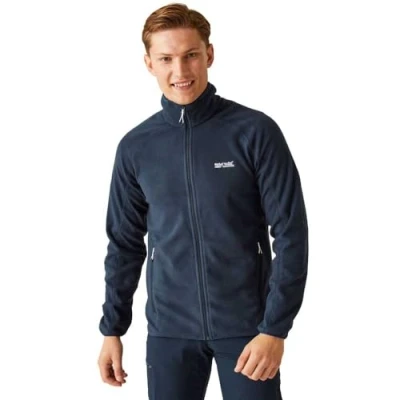 Imagen de Regatta Men&#039;s Hadfield Full Zip Fleece Jacket Chaqueta de Forro Polar, Azul Marino, M para Hombre