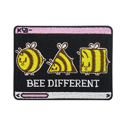 Imagen de Finally Home Parche termoadhesivo con diseño de abeja para coser