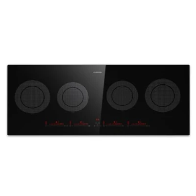Imagen de Klarstein Placa Vitroceramica 5 zonas, Vitro Induccion Bajo Consumo Zona Combinable, Coccion Sobremesa 11600W, Control Táctil, Placas Vitrocerámicas Eléctricas