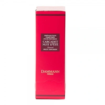 Imagen de Dammann Frères Té Infusión de Frutas CARCADET Nuit d&#039;été 24 Sobres Cristal