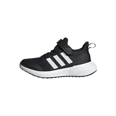 Imagen de adidas Performance Fortarun Cloudfoam Running Elastic Zapatillas de entrenamiento para niños, Talla: 32, core black cloud white Zapatos