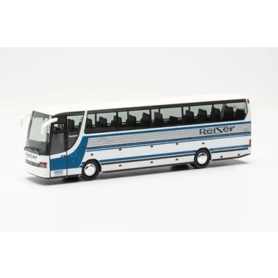 Imagen de Herpa Miniatura del camión Setra 315 HDH Reiser, Escala 1/87, maqueta de colleción, modelismo, Modelo aleman, Figura plástico