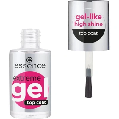 Imagen de Essence Extreme Gel Top Coat, De Larga Duración, Suavizar, Proteger, Brillante (8Ml)