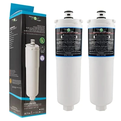 Imagen de Filterlogic FFL 111B 2x Filtro interno de agua del frigo compatible con 3M CS 52 para Balay, Bosch, Siemens, Neff filtros frigorífico americano 5553629 00576336 576336 00640565 452
