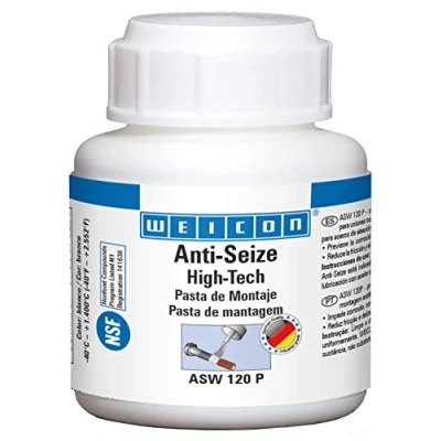 Imagen de WEICON Anti Seize High Tech Pasta de Montaje 120 g Protección duradera contra la corrosión Con pincel