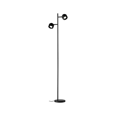 Imagen de Paulmann 79780 Luminaria de pie LED Smart Home Zigbee Puric Pane 2x300lm incl. 2x3 W regulable, lámpara pie, negro, metal, plástico 2700 K