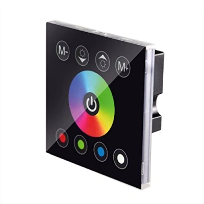 Imagen de JOYLIT Controlador LED de panel táctil DC 12V 24V Color RGBW 4x4A 192W para 5050 tira iluminación
