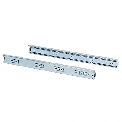 Imagen de Emuca 3043305 Par de deslizadores/rieles esféricos con salida total 45,7 mm x 12,7 350 para cajones, juego 5