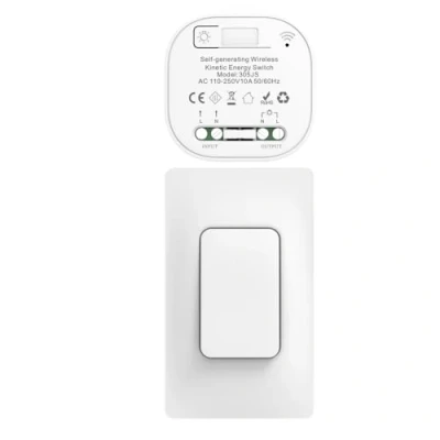 Imagen de Cerhot 220v interruptores inalambricos autoalimentado cinetico interruptor sin cable bateria rf remoto pulsador inalambrico conmutador luz para iluminacion del hogar