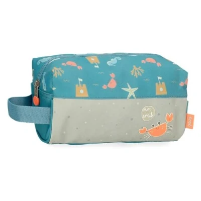 Imagen de Enso Mr Crab Neceser Adaptable Azul 23x12x10 cms Poliéster by Joumma Bags
