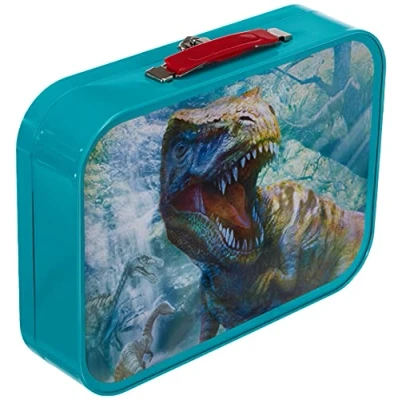 Imagen de Schmidt CGS_56495 Dinosaurs Puzzle Box (2x60pc/2x100pc), Multicolor