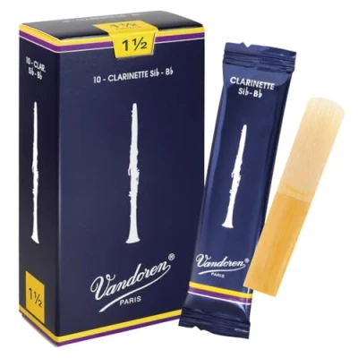 Imagen de Vandoren CR1015 Caja de 10 cañas tradicional para clarinete sib
