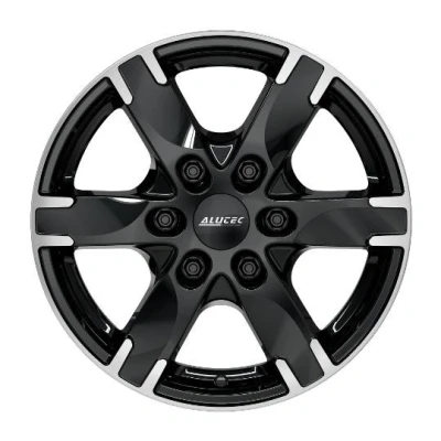 Imagen de ALUTEC 6Taladro(s) 16in 114.3mm Llanta de aleación Titan schwarz front poliert TIT70645X33 1