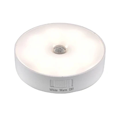 Imagen de ANTIOCH Sensor de Movimiento, Luz LED, Luces Nocturnas USB, LáMpara Recargable para Cocina, Dormitorio, Escaleras, Pasillo, Armario, Armario