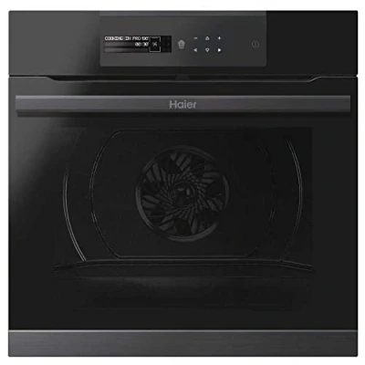 Imagen de Horno Haier Series 4 HWO60SM5B9BH, 70l, Multifunción, Pirolítico, 55cm, Wi Fi, Sonda térmica, Negro