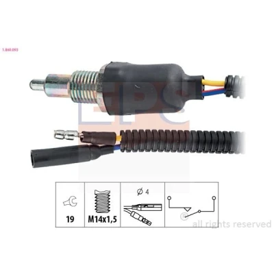 Imagen de EPS 1.860.093 Interruptor, piloto de marcha atrás Made in Italy OE Equivalent LAND ROVER: Freelander I SUV Cabrio