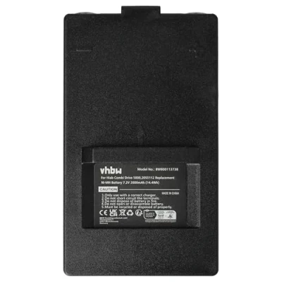 Imagen de vhbw Batería Compatible con Hiab CombiDrive 4000 Mando a Distancia Industrial Control Remoto (2000mAh, 7,2V, NiMH)