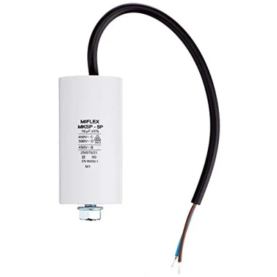 Imagen de Condensador de Arranque del Motor Miflex, 16µF, 450 V, 40 x 78 mm, conexión M8